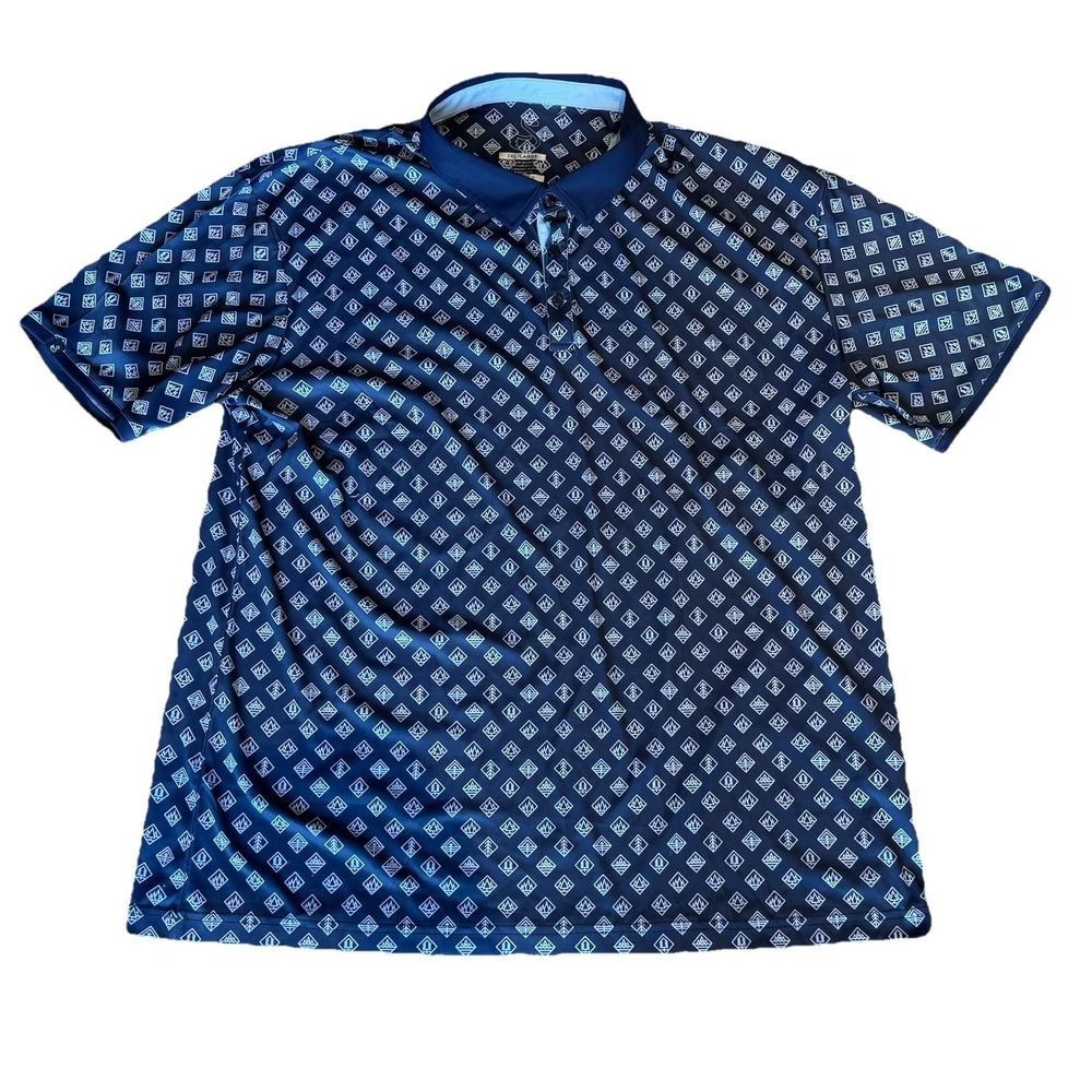 Men's Swannies Polo Shirts Size 3XL Golf Short Sleeve Performance Stretch
